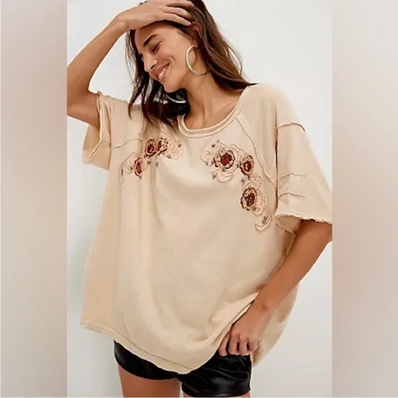 NWT We The Free Harper Tee Free People - Picture 4 of 7